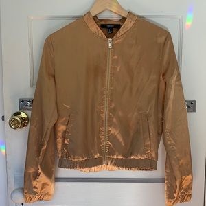 Gold Bomber Jacket